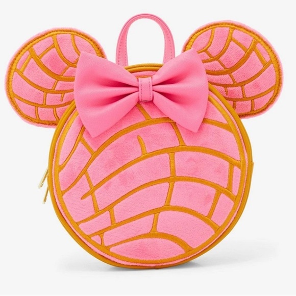 Disney Handbags - Loungefly Disney Minnie Mouse Concha Ears Convertible Mini Backpack NWT​